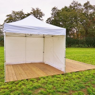 Bos Verhuur Partytent huren tent Pop up 3x3 meter wit