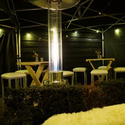 Flame heater op gas verwarming huren