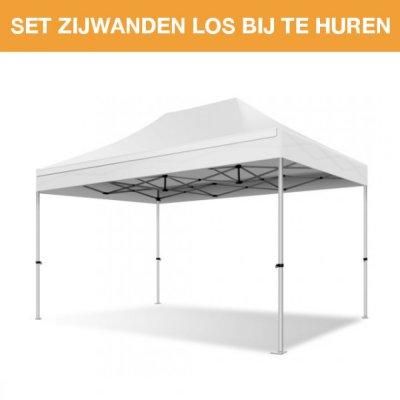 Easy-Up tent 4,5x6 wit