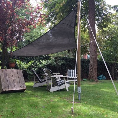 Bos Verhuur Schaduwdoek Zon doek overkapping 